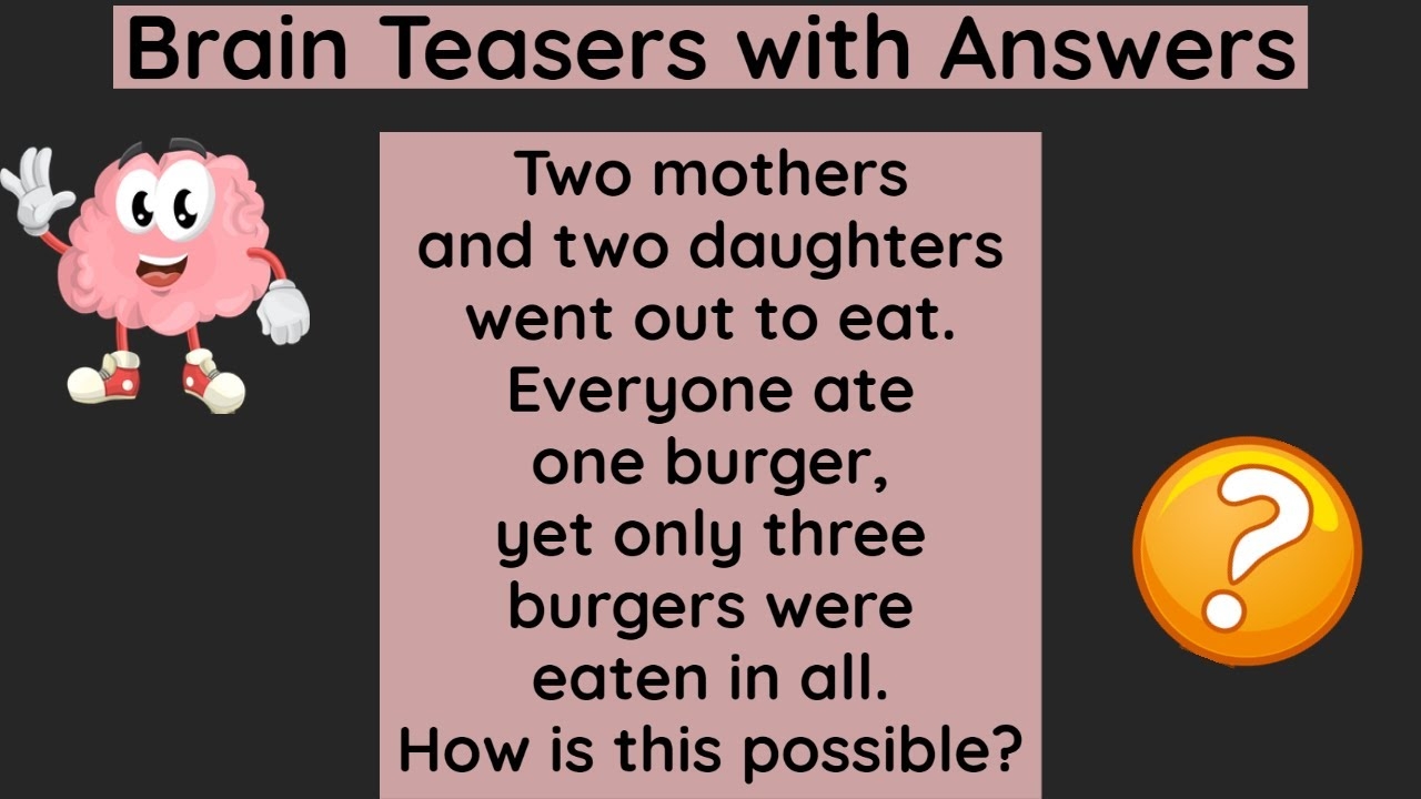 10 Easy Riddles For Kids With Answers Brain Teasers By Junior Learning Center YouTube