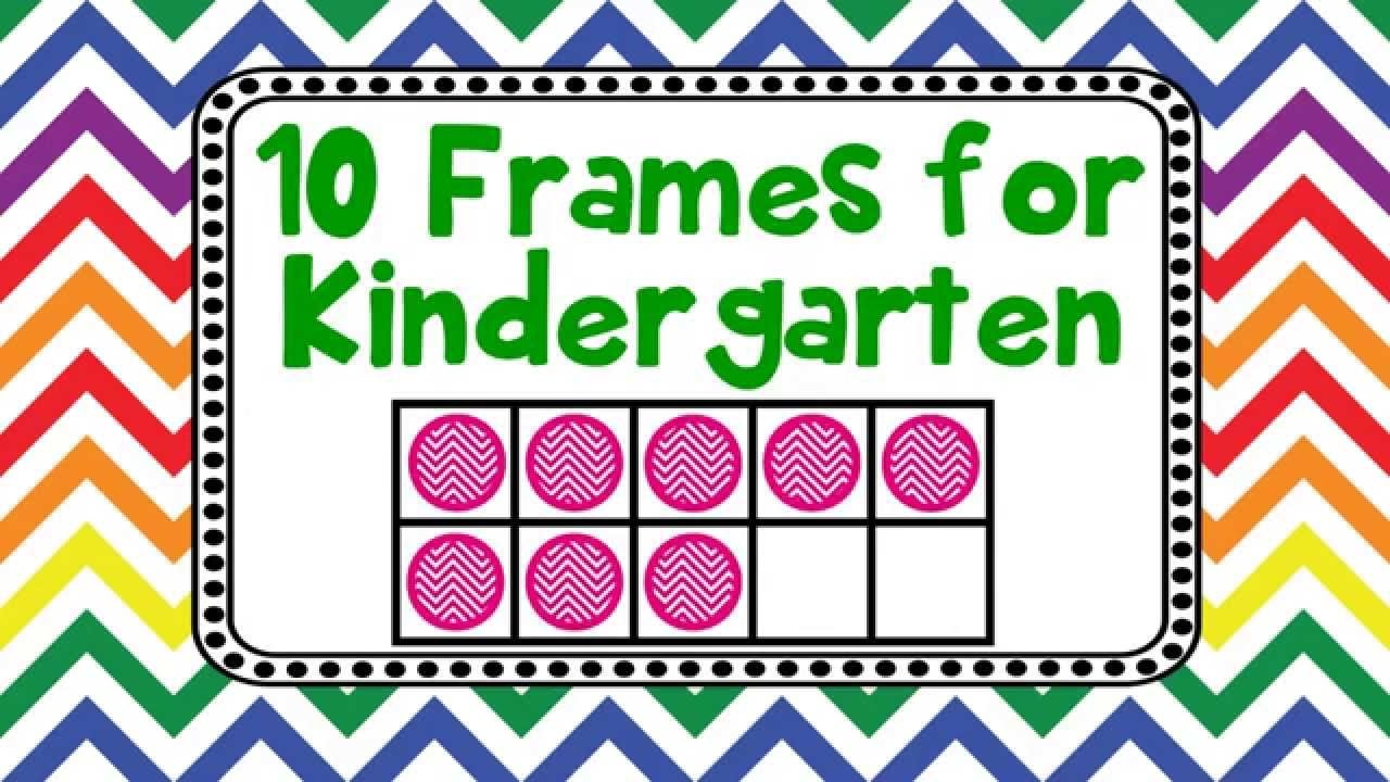10 Frames For Kindergarten Kids Adding Counting Using Ten Frames YouTube