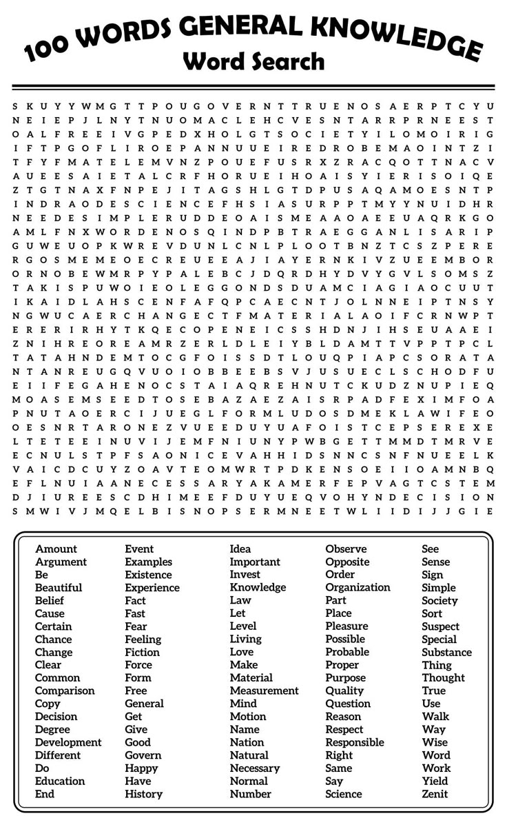 printable word finds hard