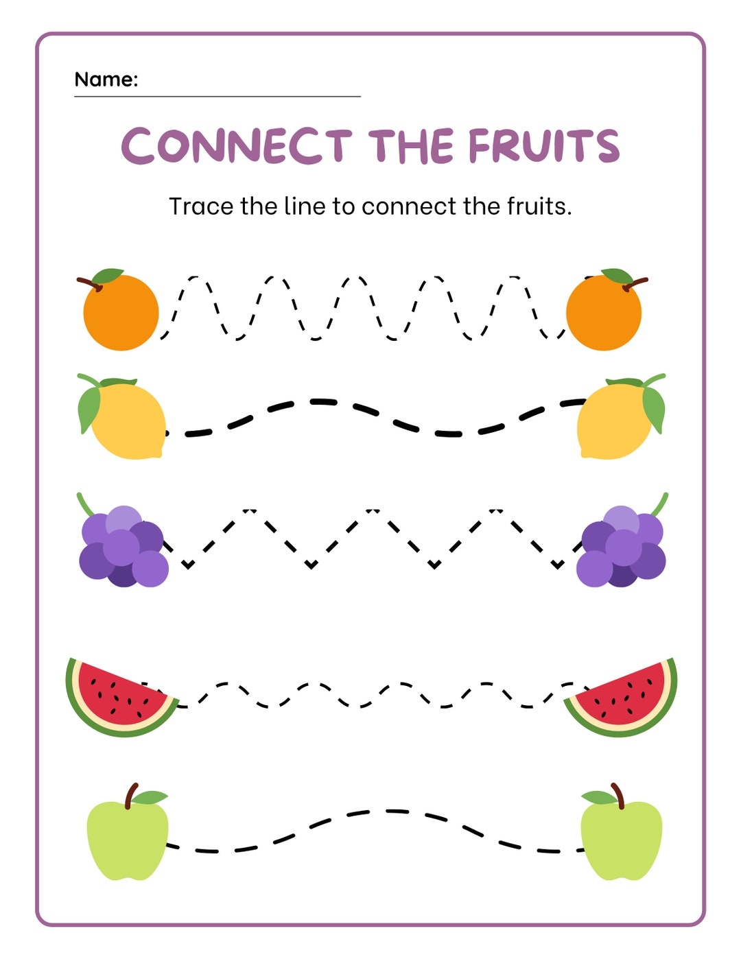 Line Tracing Worksheets