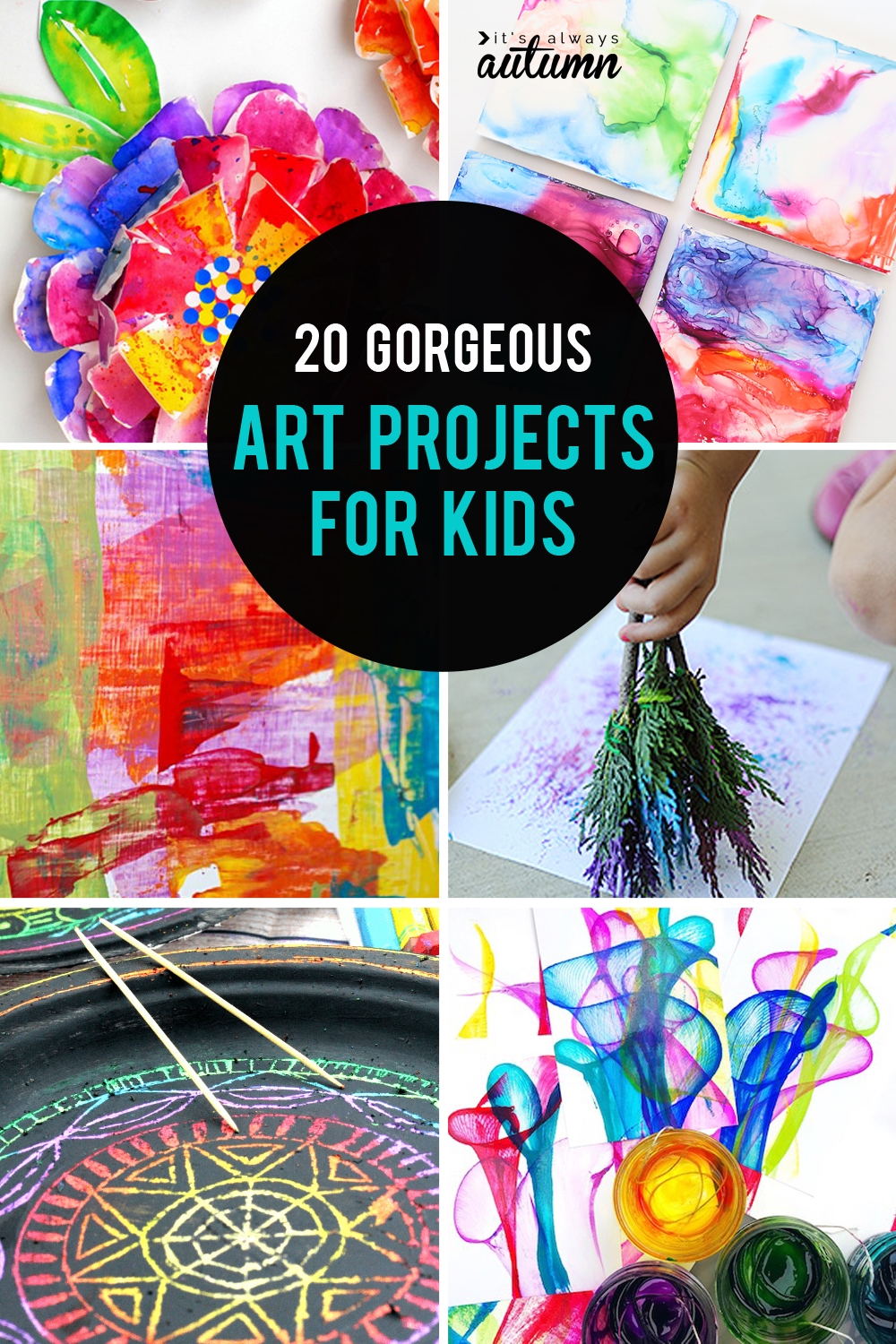 20 Easy GORGEOUS Art Projects For Kids It s Always Autumn