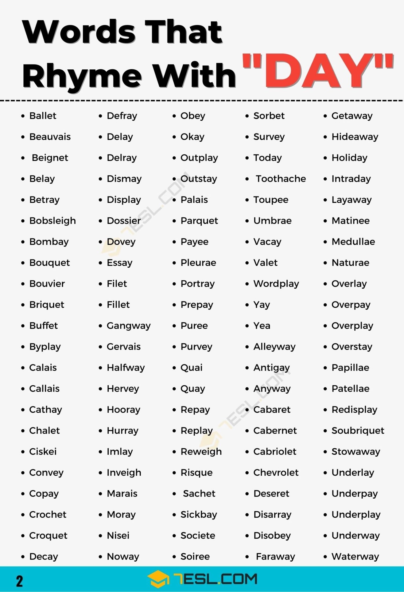 words that rhyme with two
