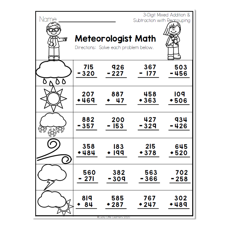 three digit addition with regrouping worksheets