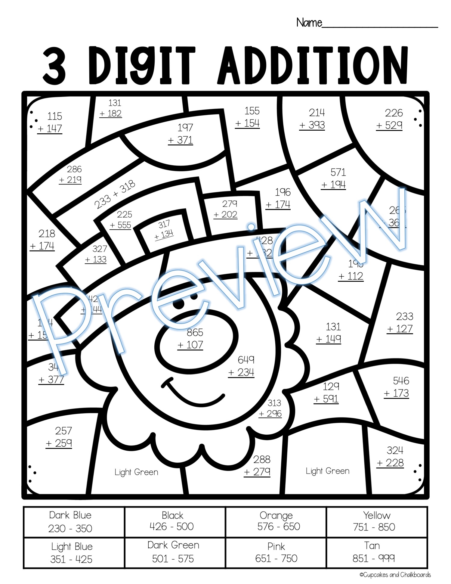 addition and subtraction coloring worksheets