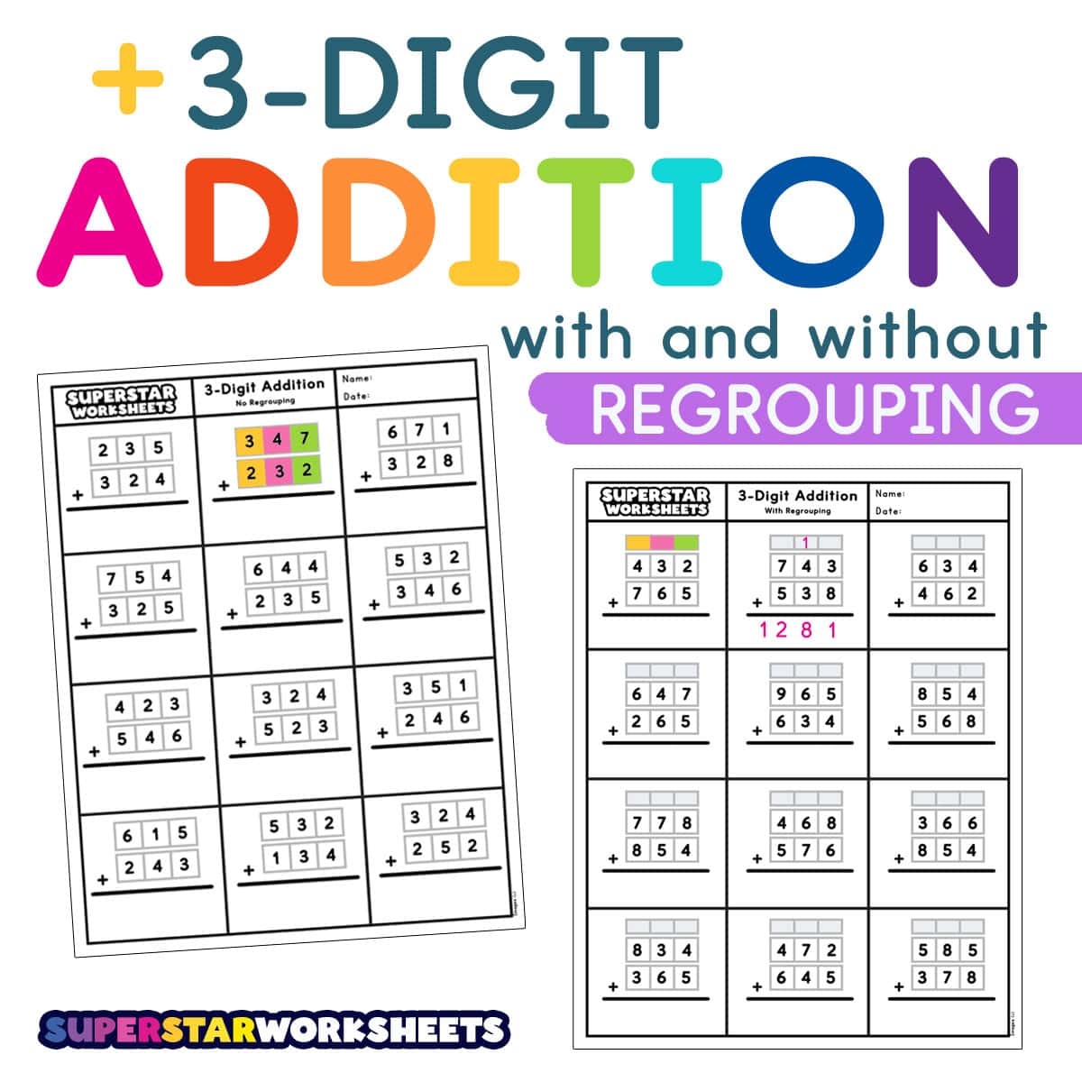 create addition worksheets