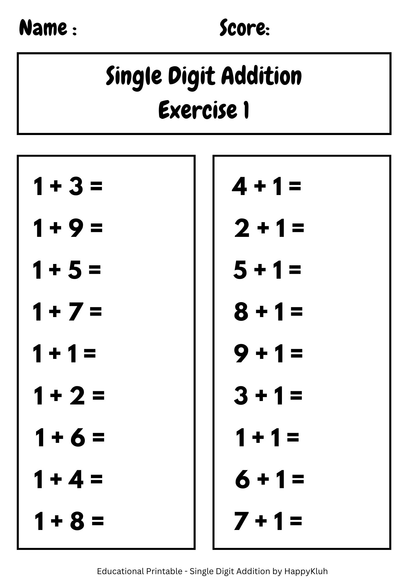 2nd grade addition worksheets