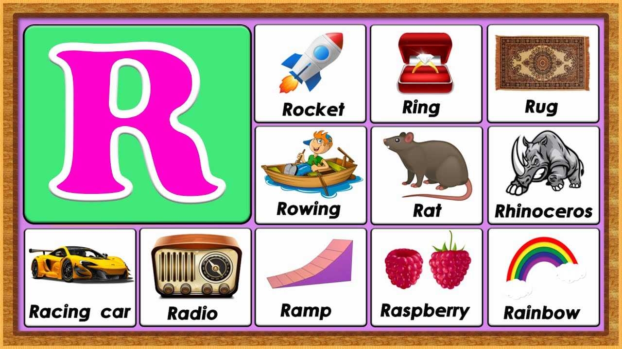58 Best R Words For Kids In 2025