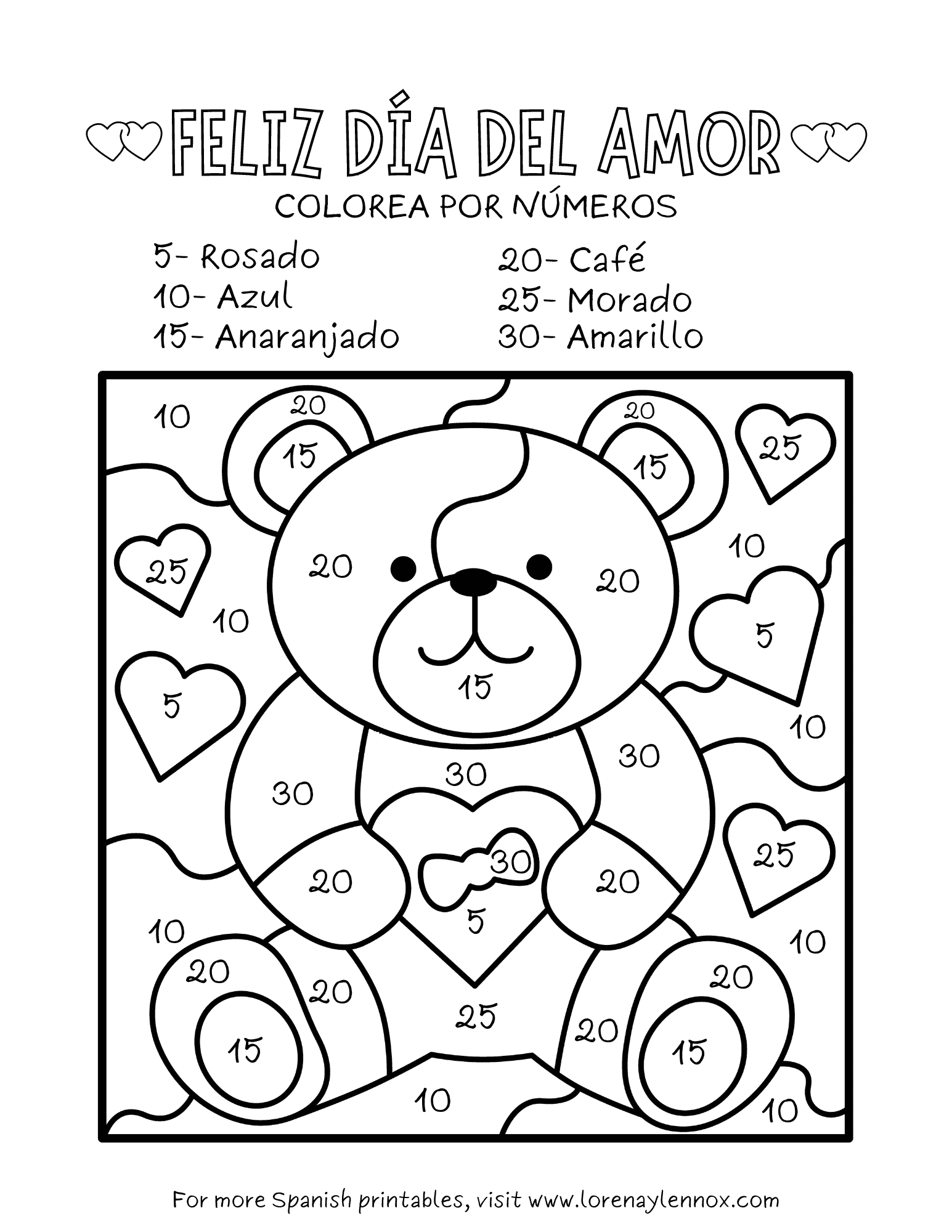 coloring in spanish