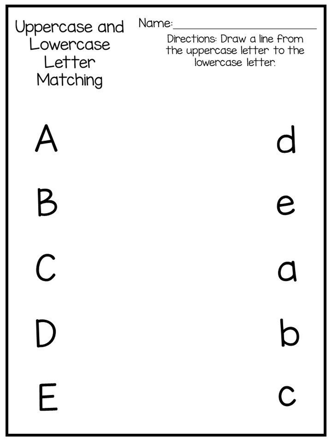 letter printouts for preschoolers
