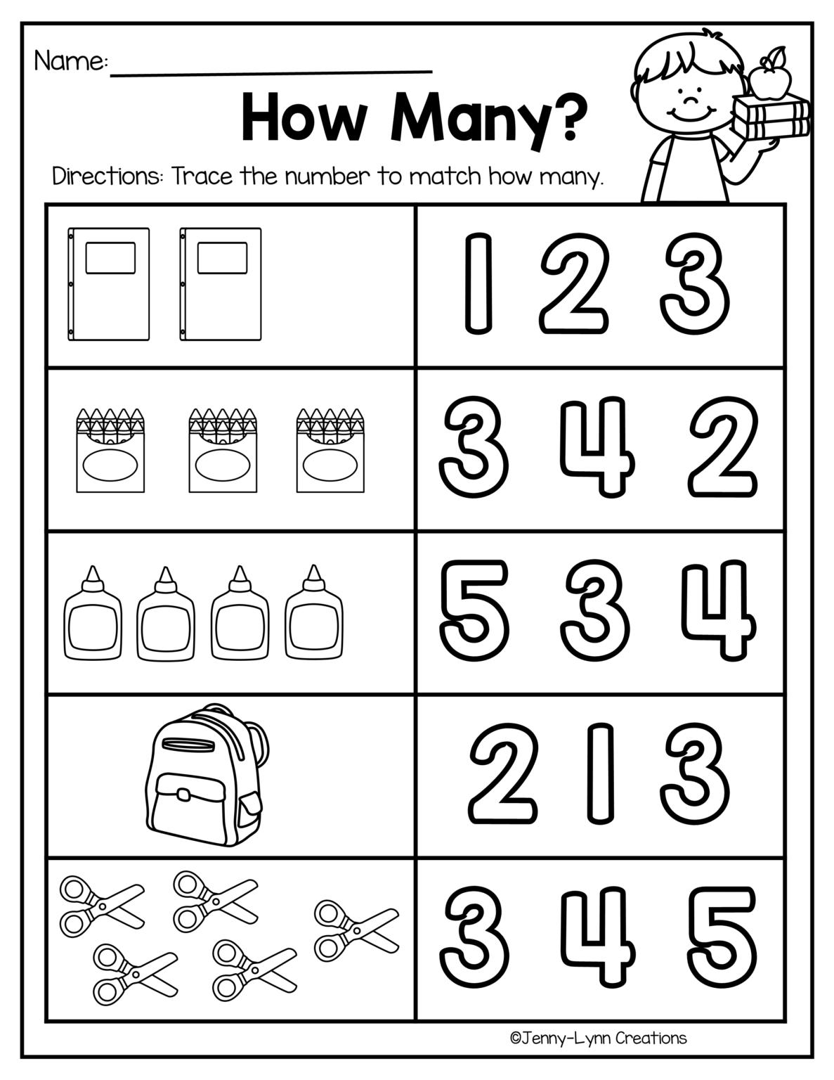 free printable preschool worksheets math