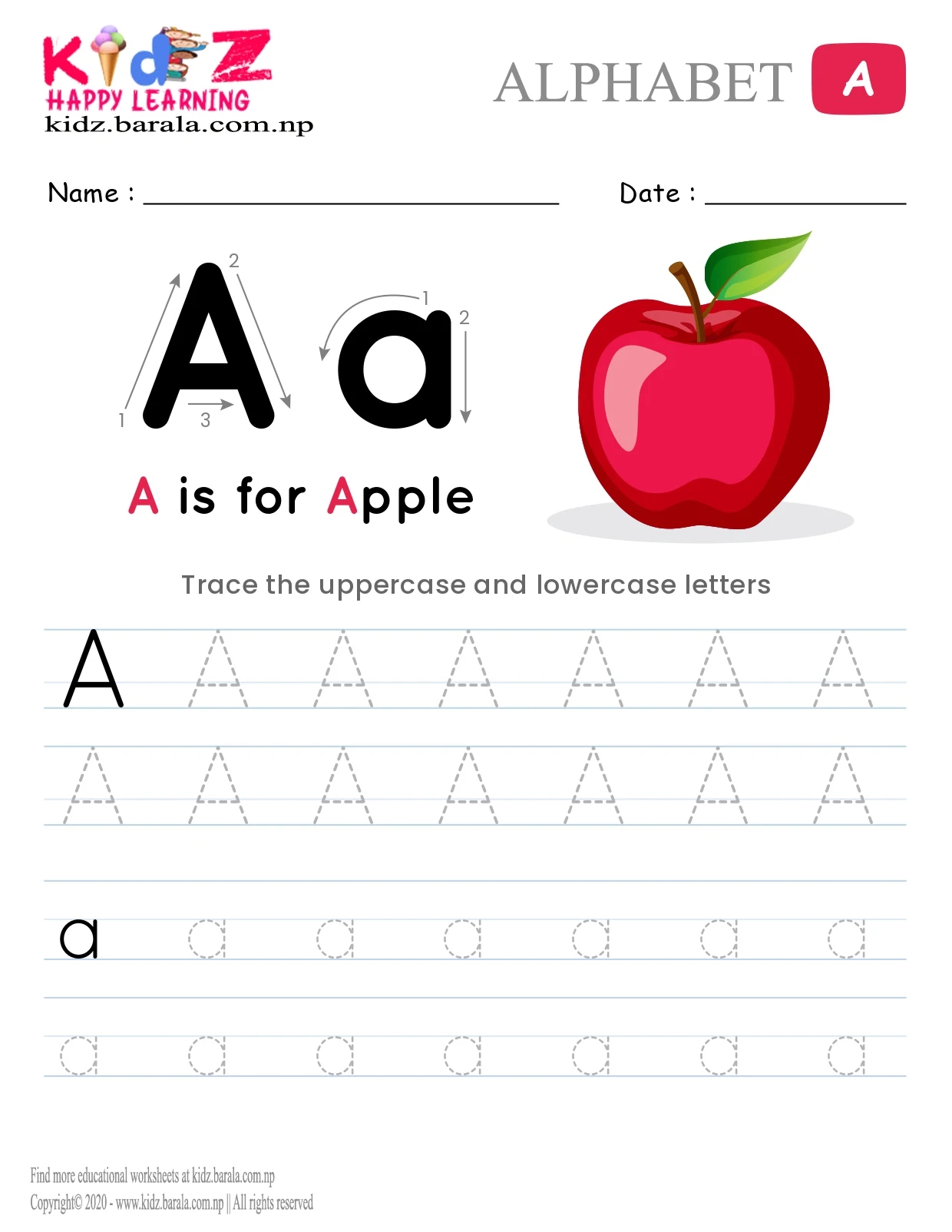 a to z alphabet worksheets pdf