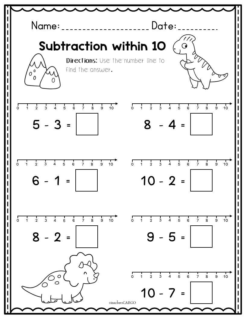 Addition And Subtraction Within 20 Printable Number Lines To 20 Made By Teachers