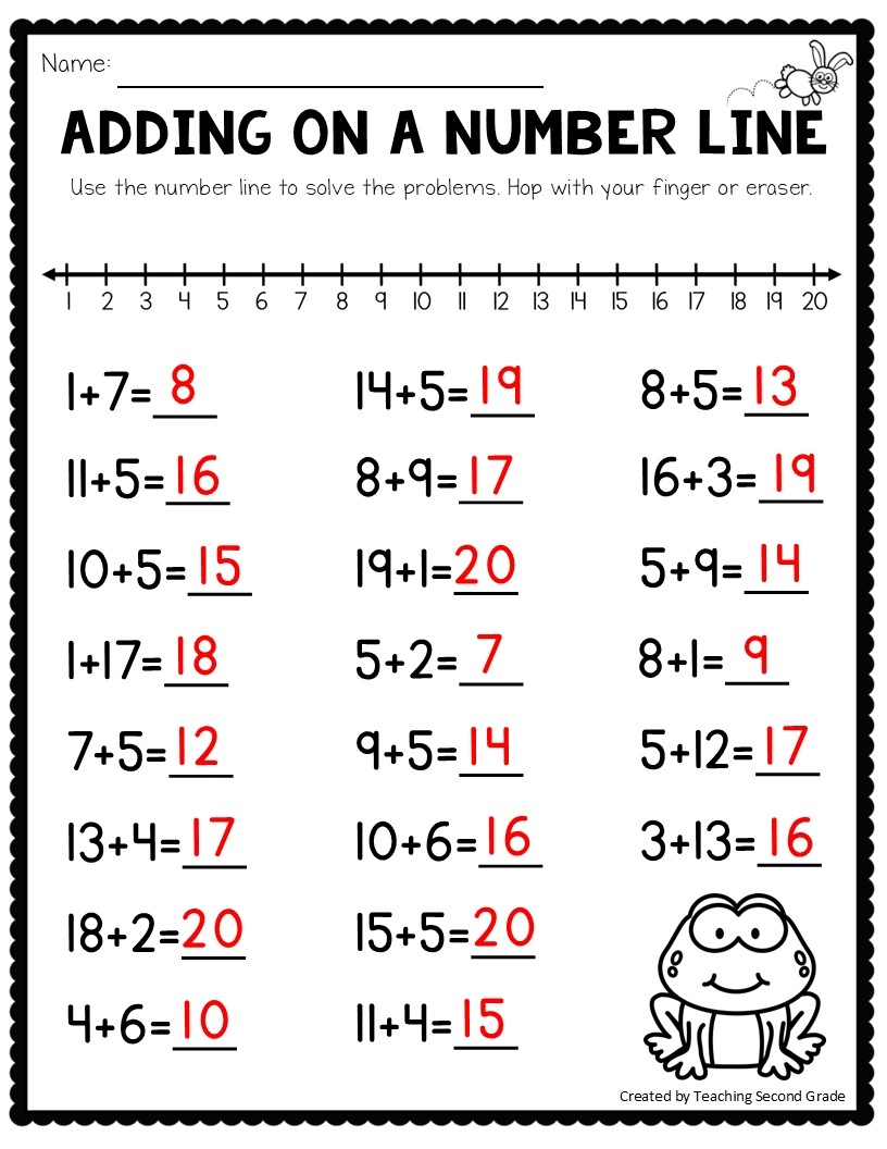maths addition worksheets