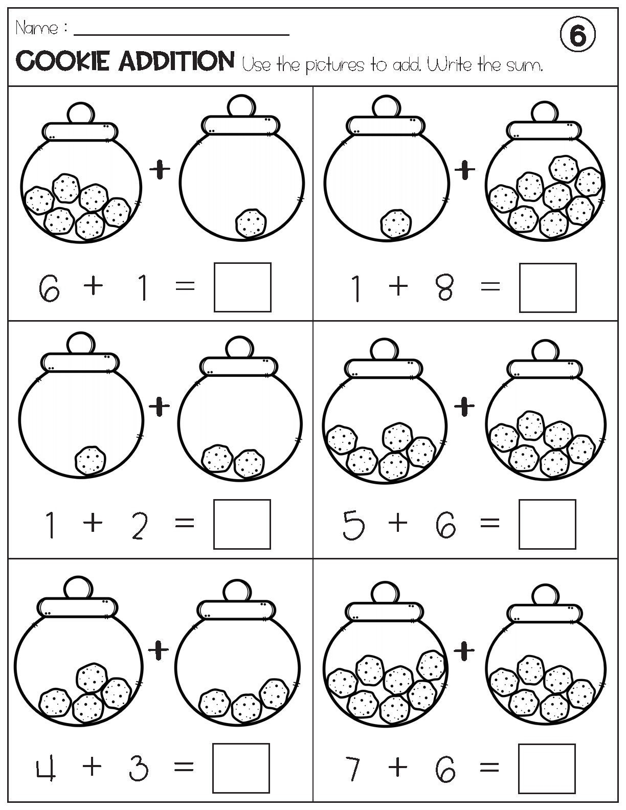 addition worksheets printable