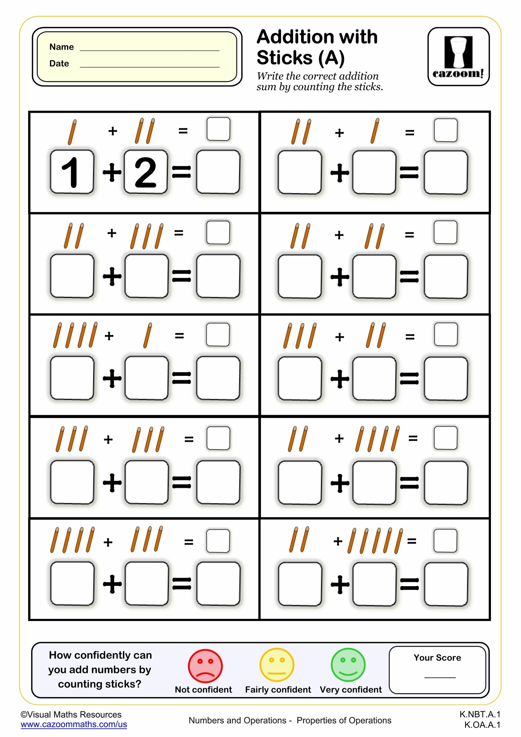 printable addition worksheets