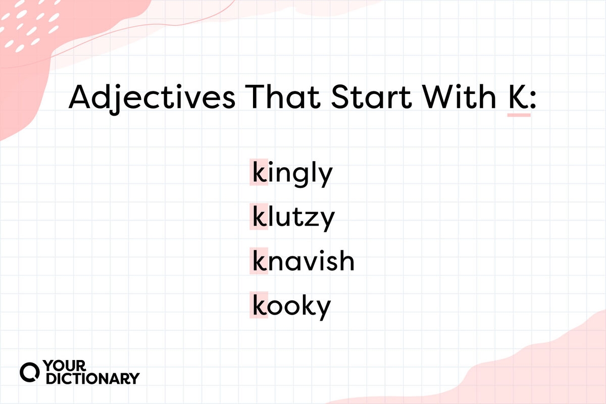 Adjectives That Start With K YourDictionary