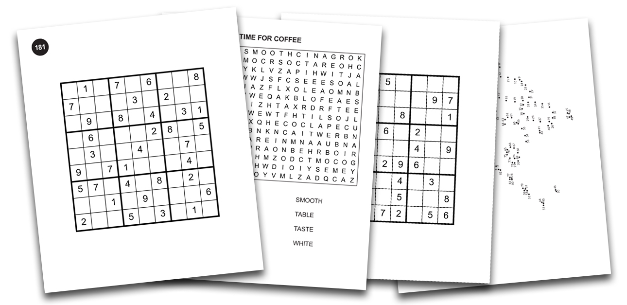 Adult Activity And Puzzle Books Printables Perfect For A Quick Brain Break Thunder Bay Press