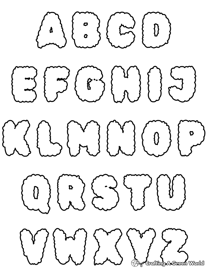 alphabet pictures to color