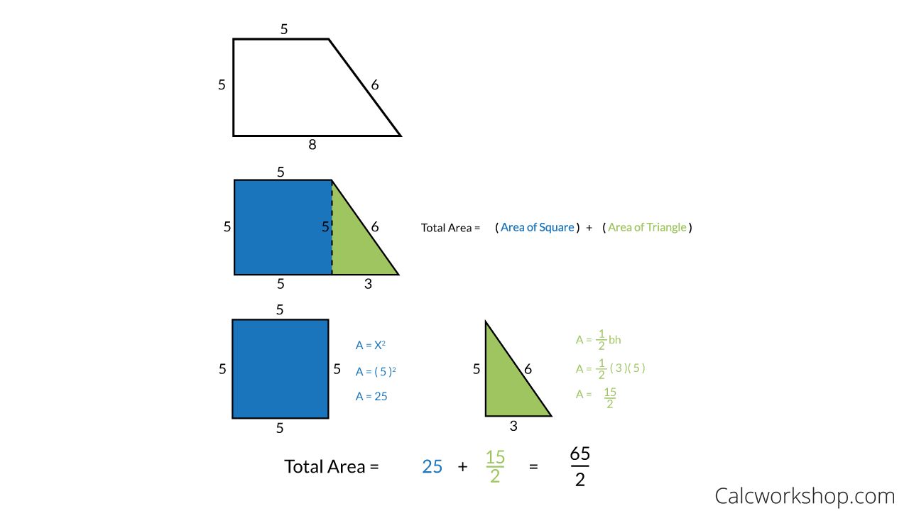 Area Of Composite Figures How To W 19 Step by Step Examples 