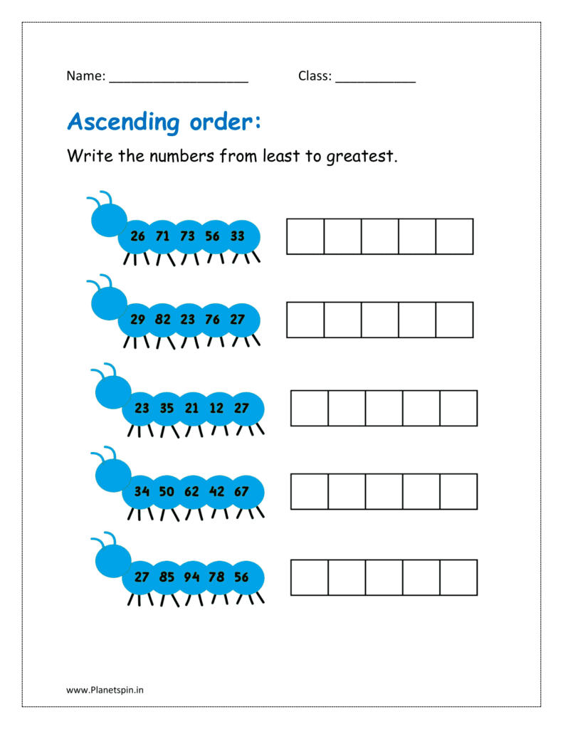 what is ascending order