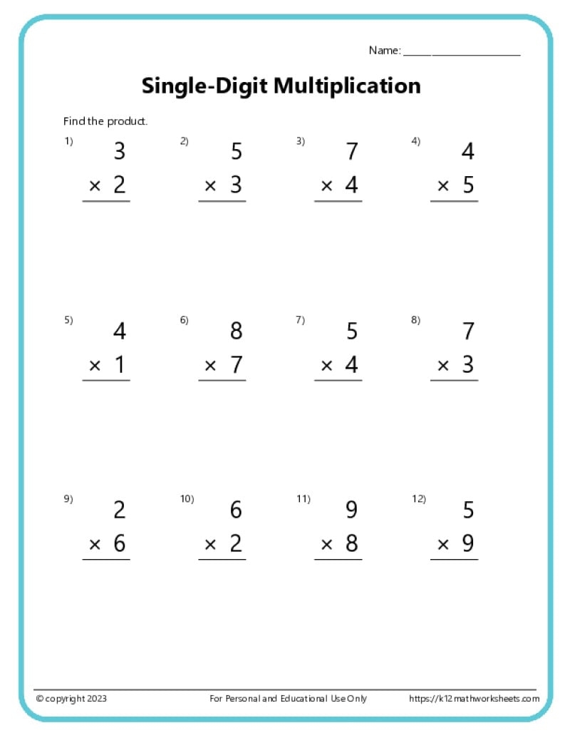 addition to multiplication worksheets