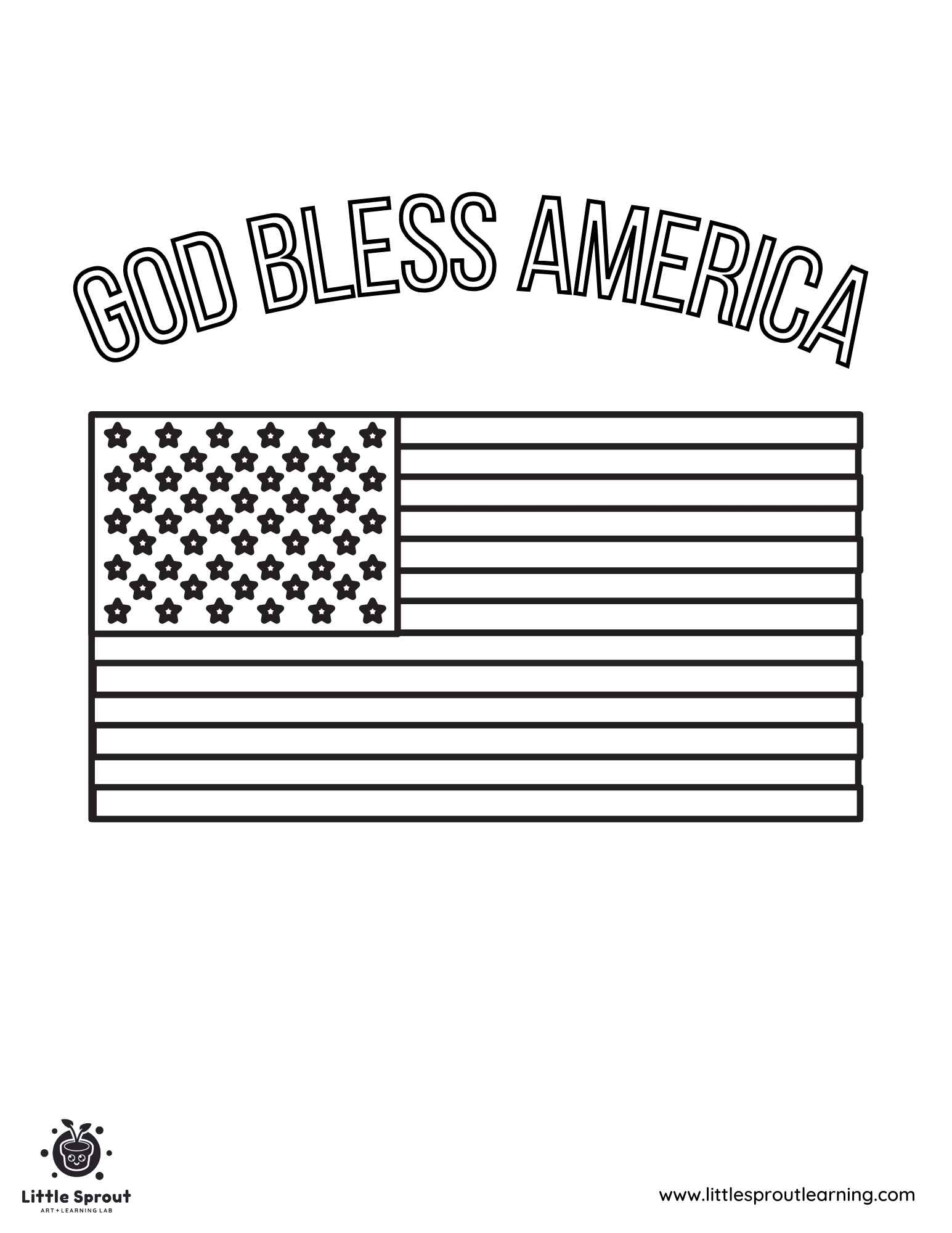 united states colouring pages