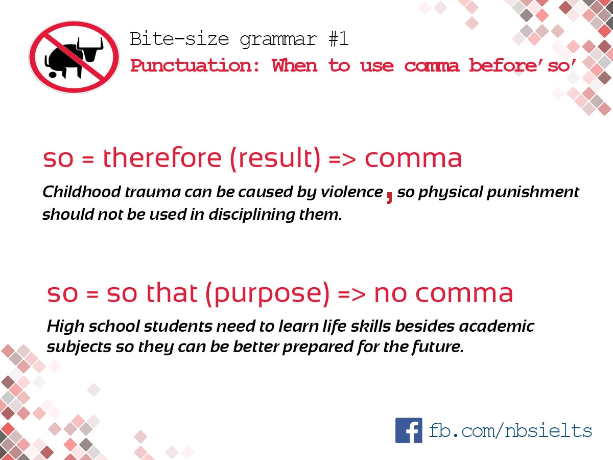 do you put a comma before and
