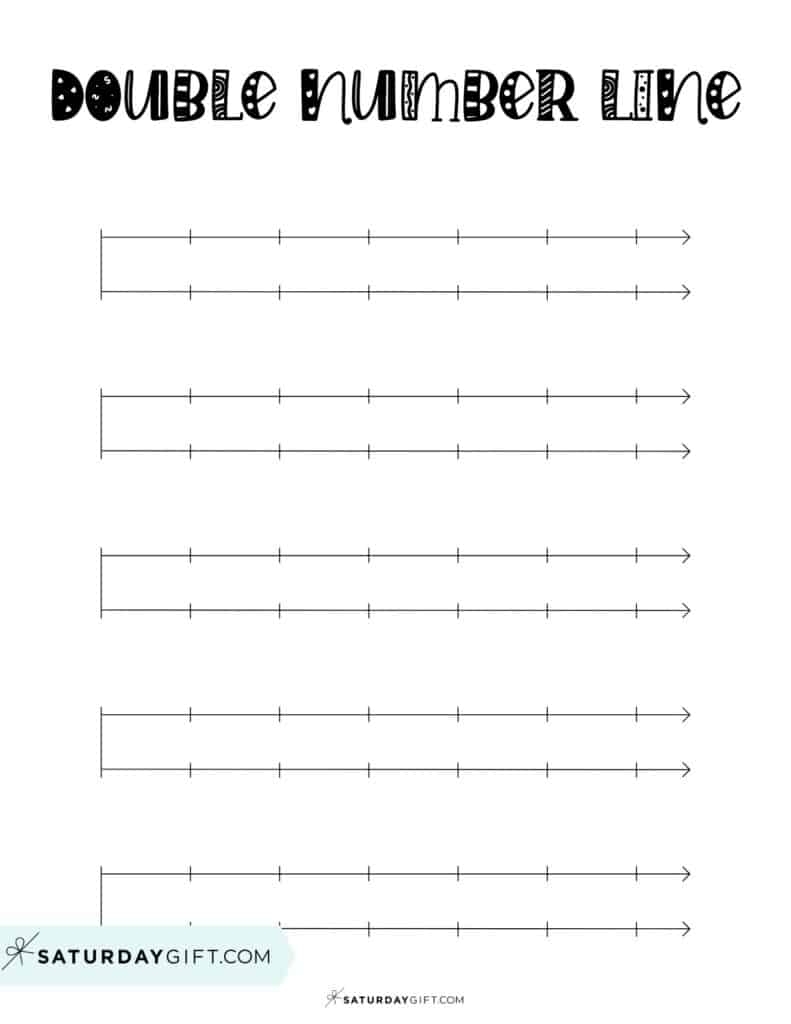 Blank Number Line 24 Cute Free Blank Number Lines Worksheets