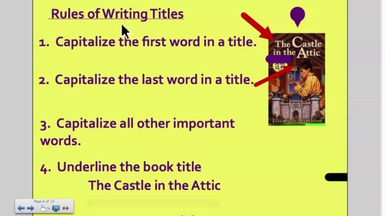 Book Titles Written Correctly How To Write Book Titles YouTube