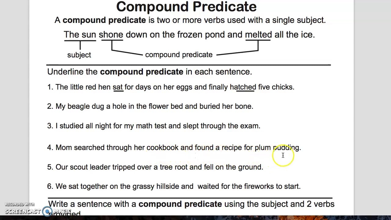 Compound Predicates YouTube