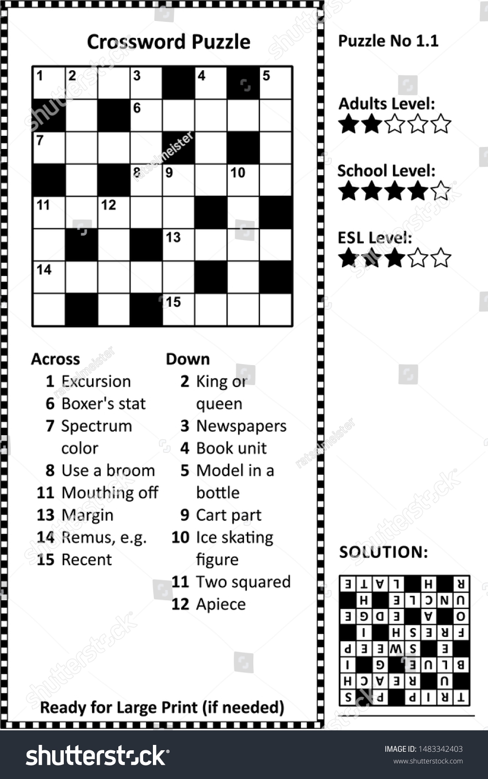 picture puzzle crossword clue