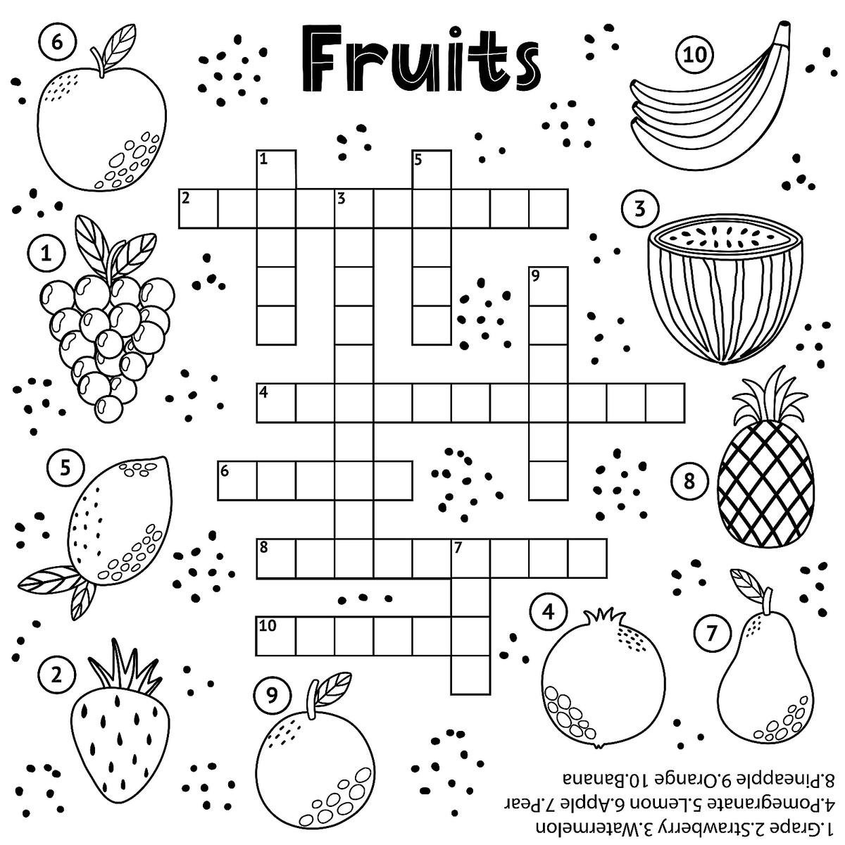 free childrens crossword puzzles