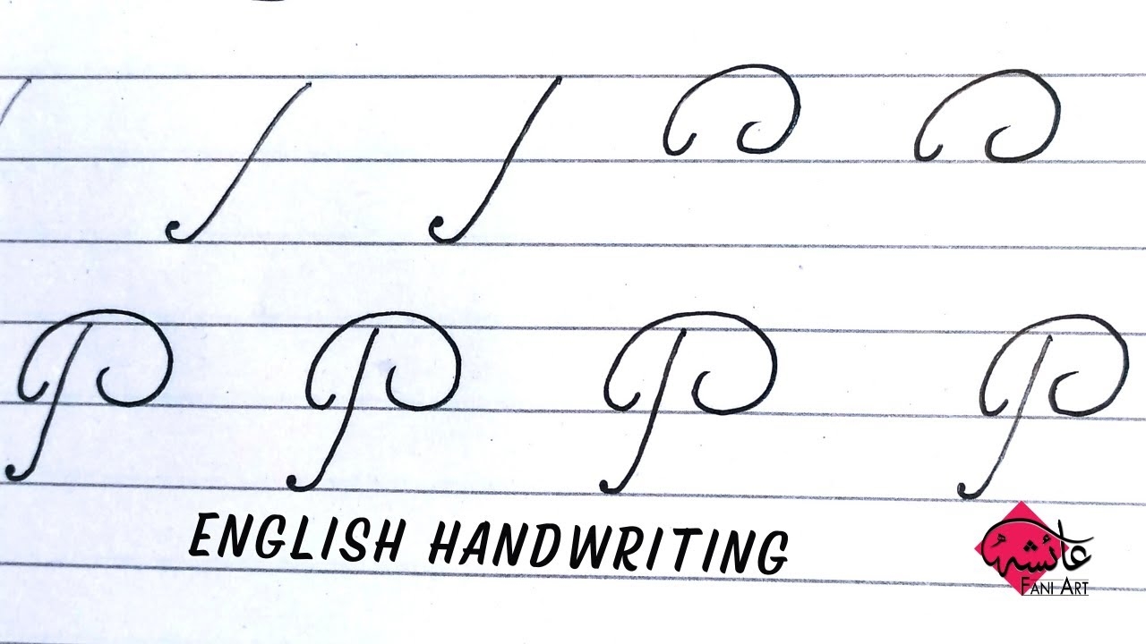 Cursive Writing For Beginners Step By Step Cursive Capital Alphabet P Calligraphy Letters YouTube