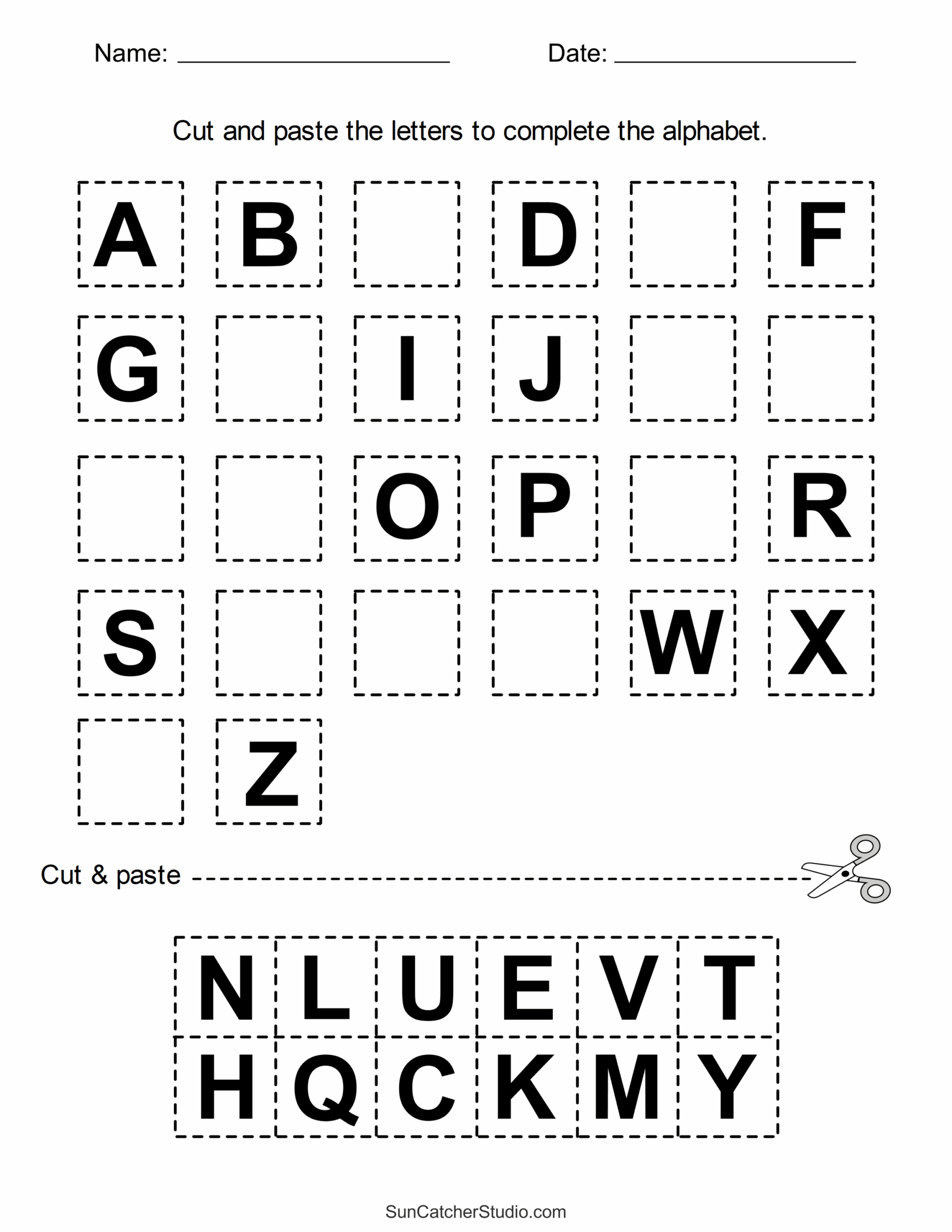 free printable worksheets for preschool