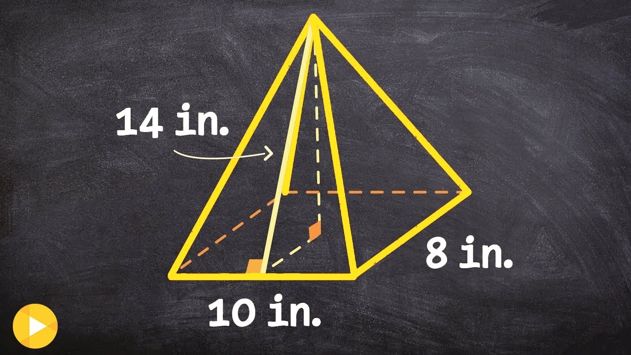 Determining The Volume Of Rectangular Pyramid YouTube