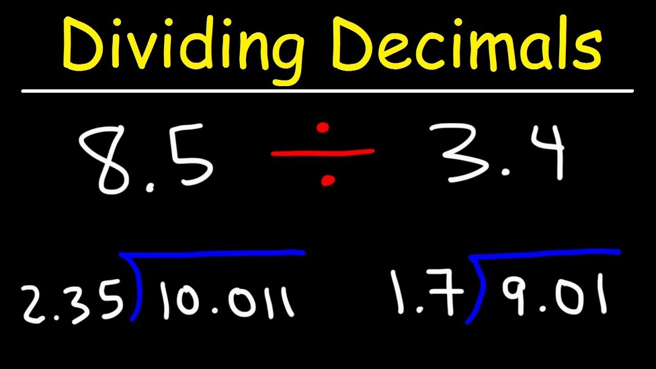 Dividing Decimals Not So Easy YouTube