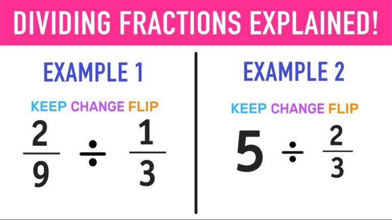 Dividing Fractions In 3 Easy Steps YouTube