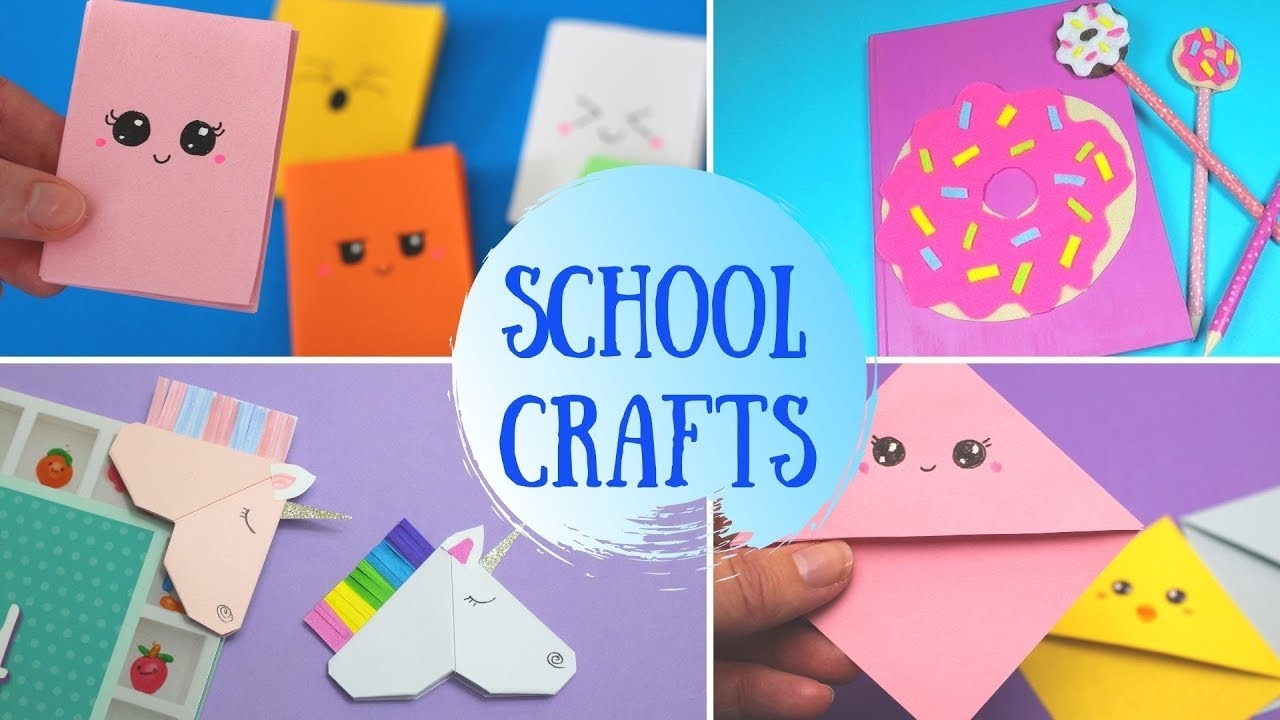 DIY School Crafts Back To School Craft For Kids YouTube