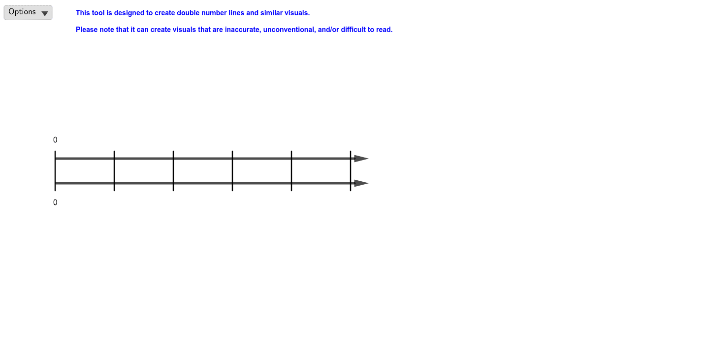 Double Number Line Maker GeoGebra