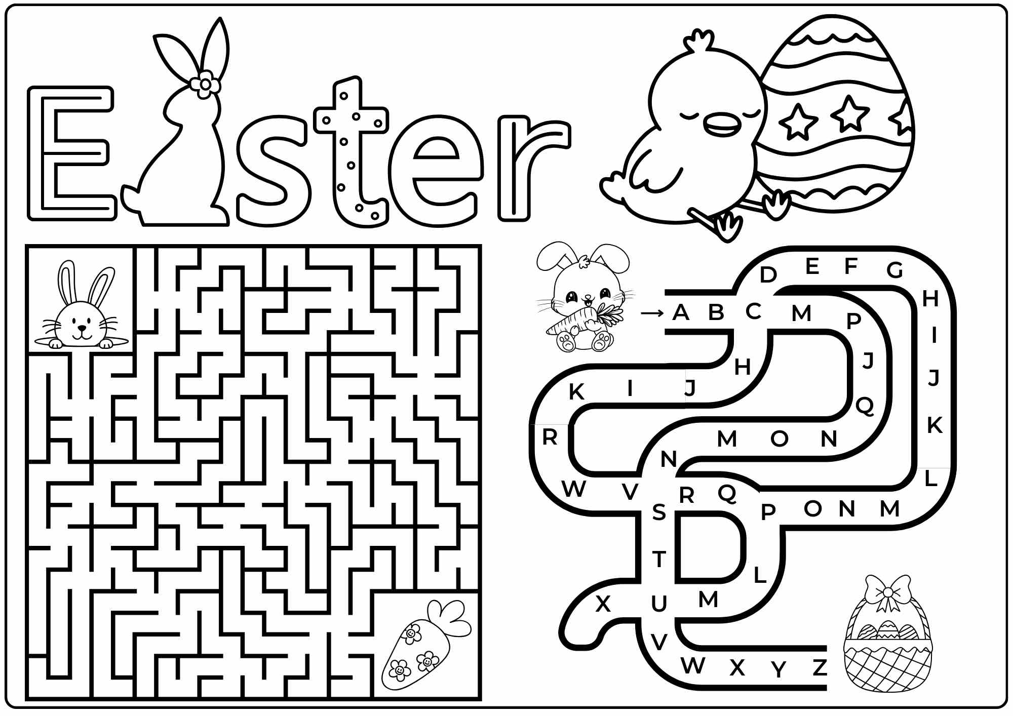 maze worksheets for grade 1 pdf