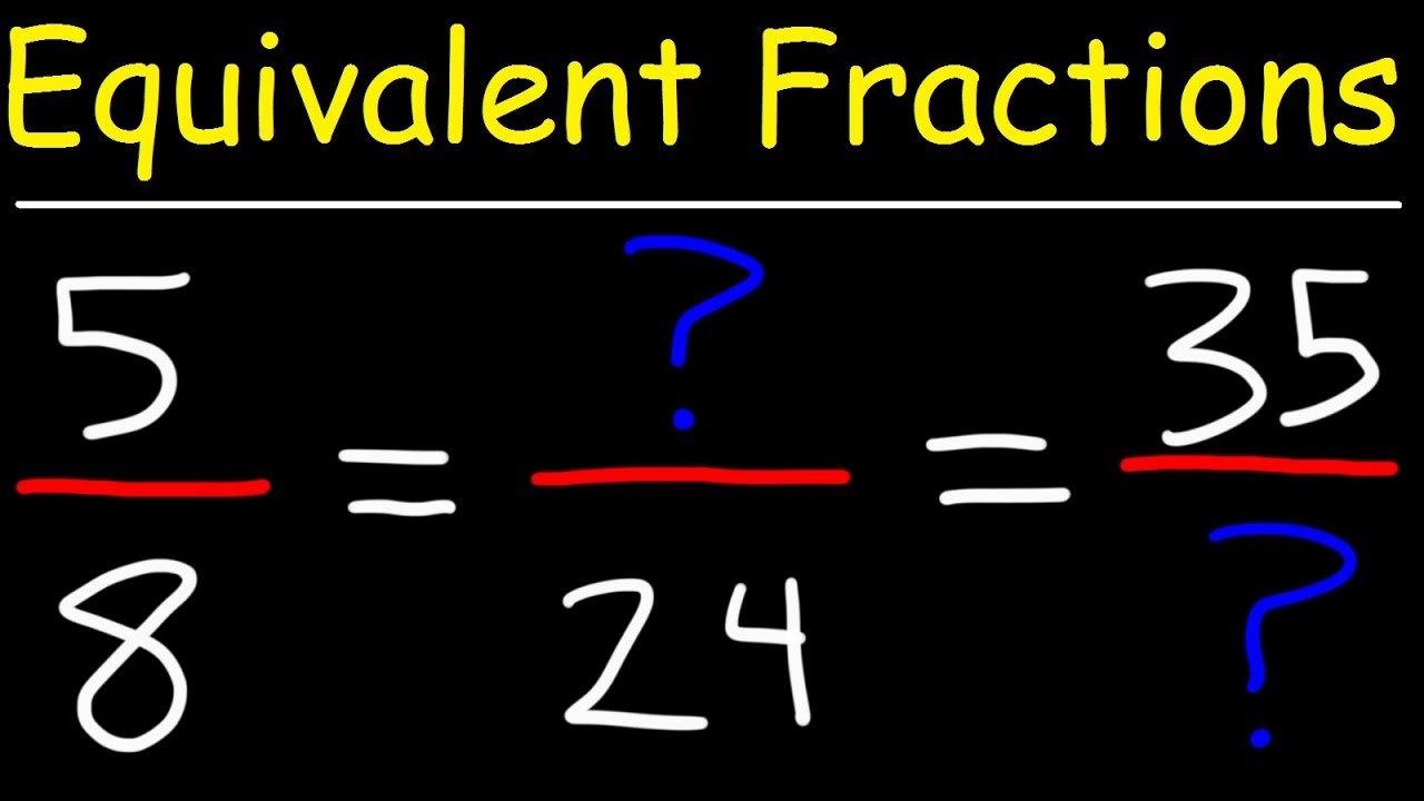 Equivalent Fractions YouTube