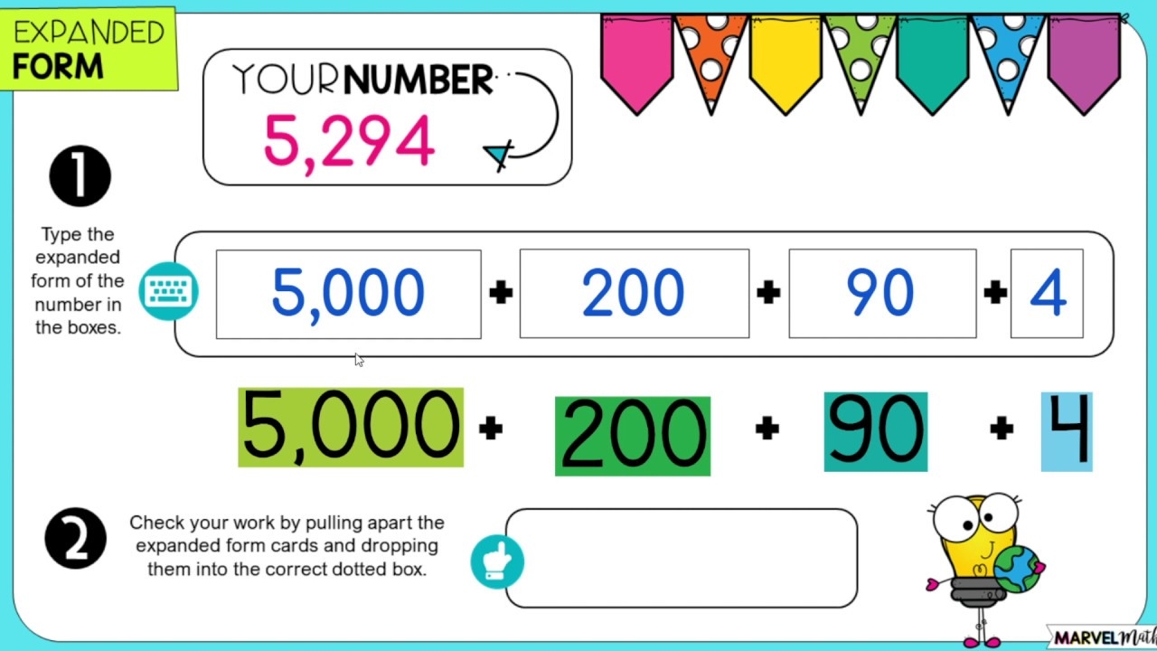 writing numbers in expanded form