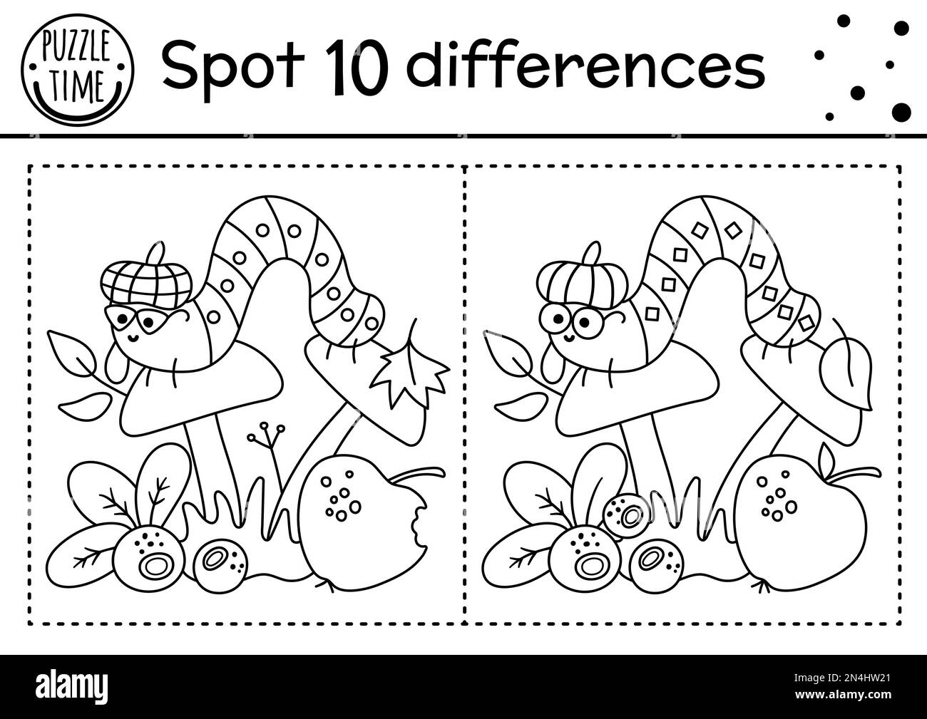 Spot the difference worksheets printable