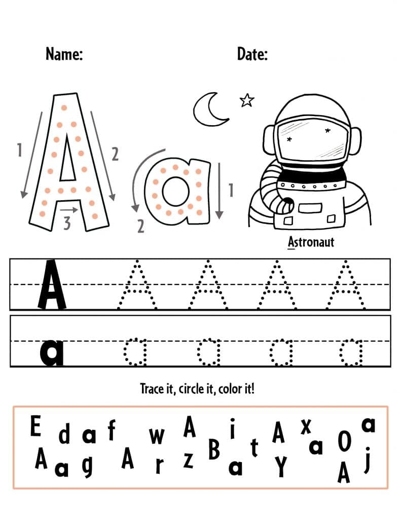 free printable abc worksheets for preschoolers