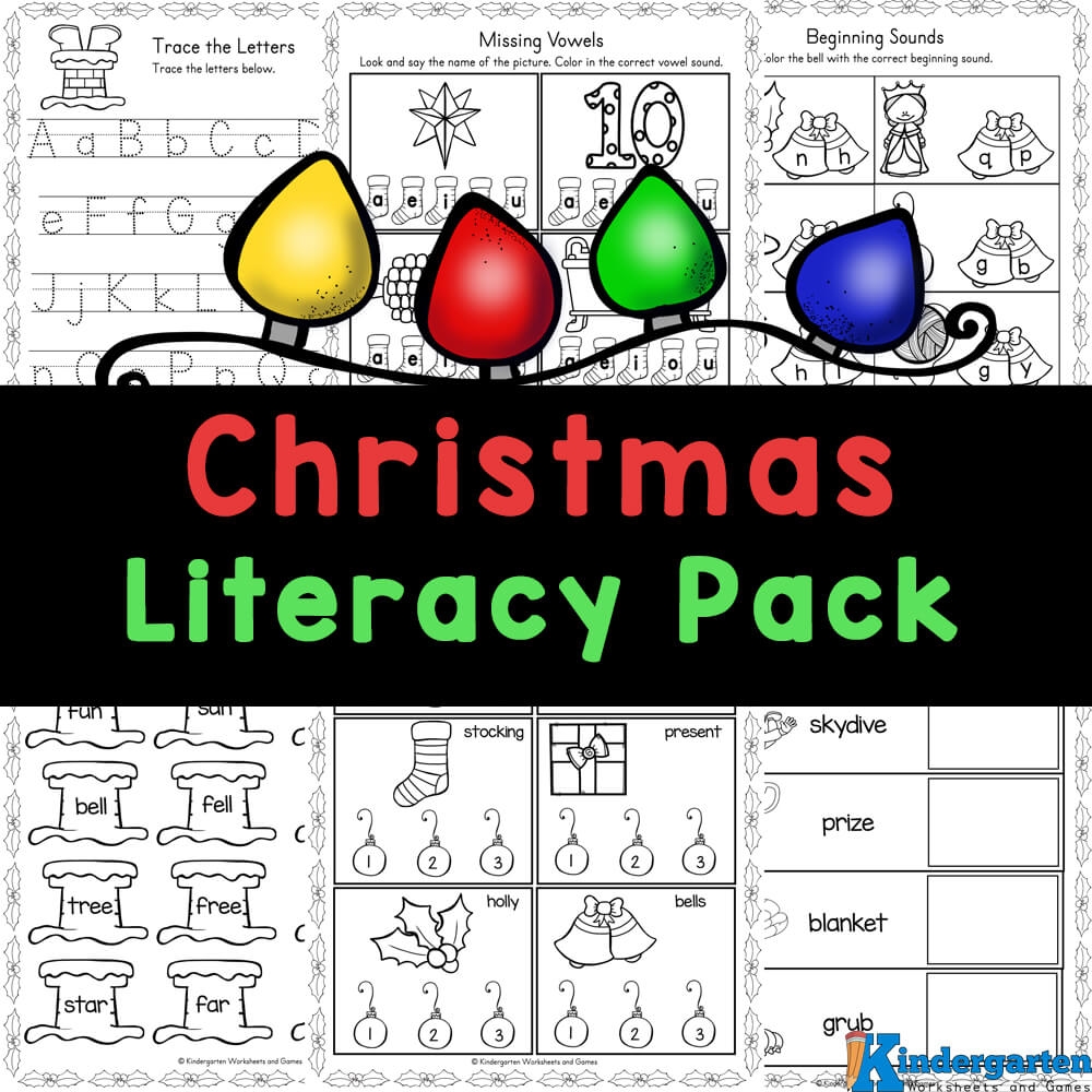 free printable christmas kindergarten worksheets