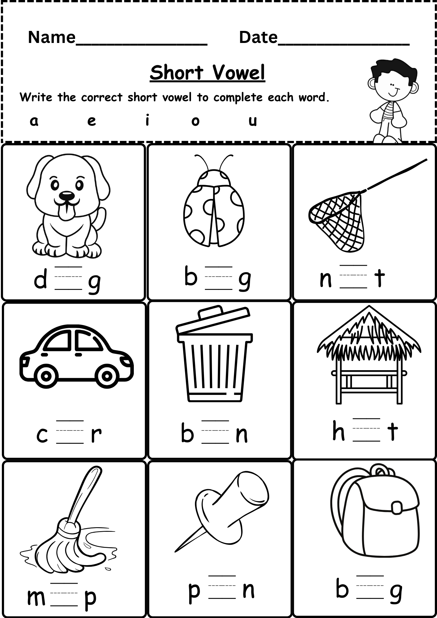 printable kindergarten worksheets pdf