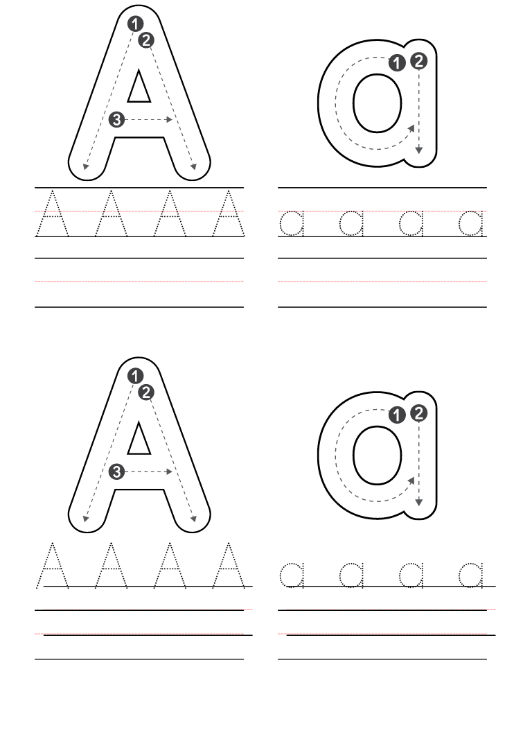 preschool letter worksheets free printables