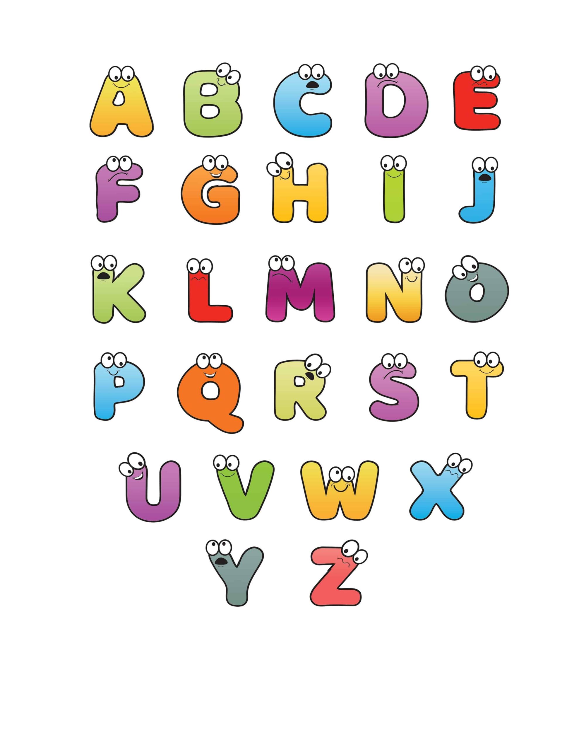 free alphabet letters to print