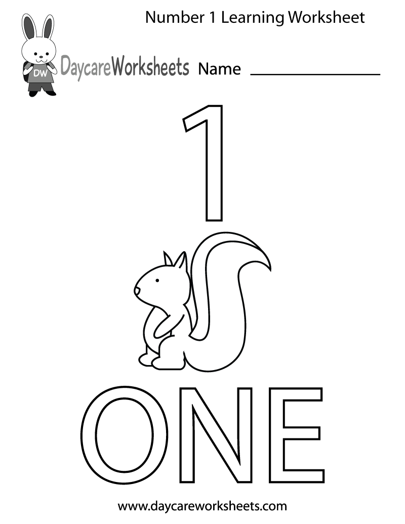 free printable number worksheets preschool