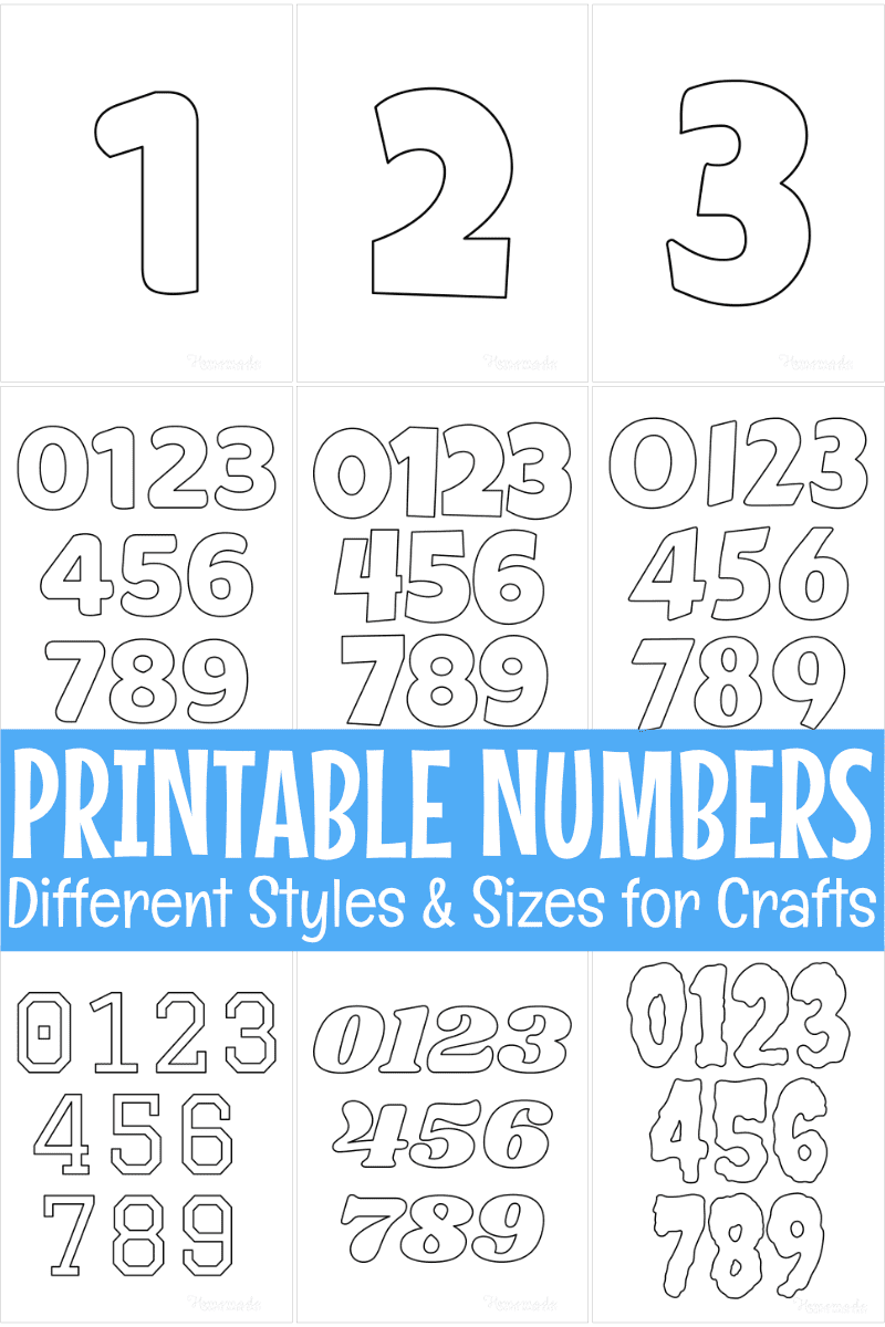 print large numbers free